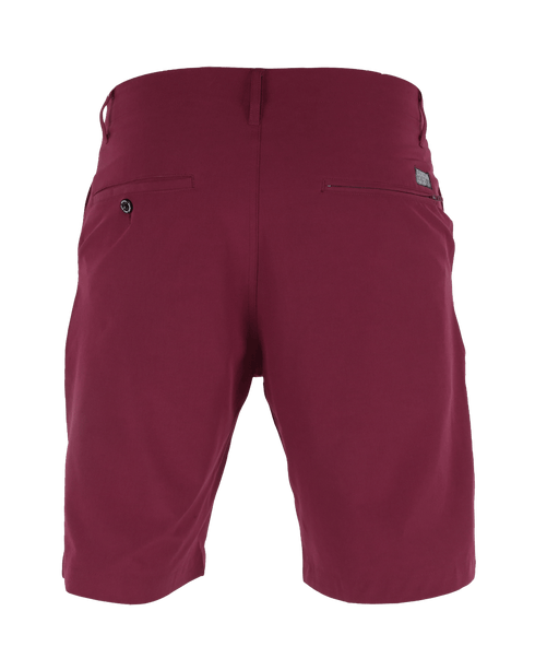 HYBRID SHORTS MAROON - MENS